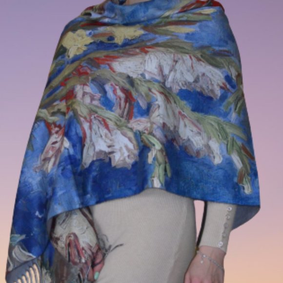 Woman extra long scarf - Picture 1 of 6